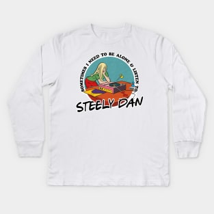 Steely Dan / Music Obsessive Fan Design Kids Long Sleeve T-Shirt